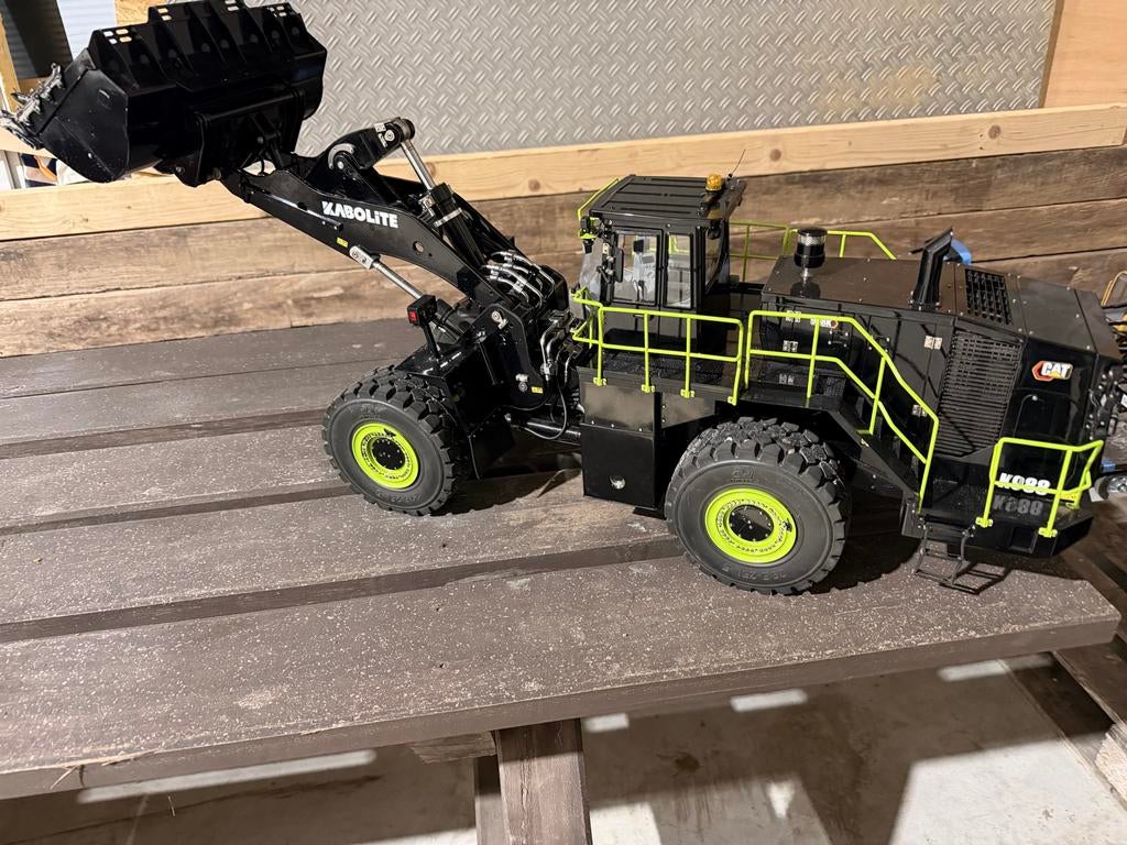 Kabolite CAT 966 Shovel 1/14 Vol Staal Hydraulisch, Ophalen, Gebruikt