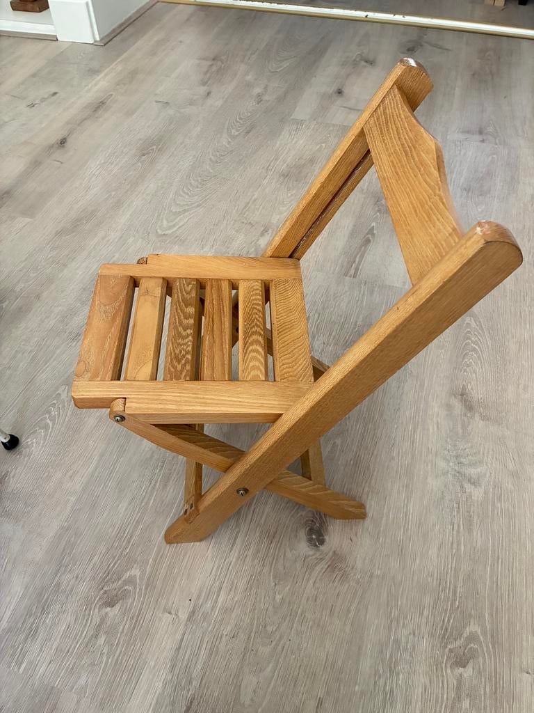 Houten klapstoeltje, Ophalen, Gebruikt, Stoel(en)