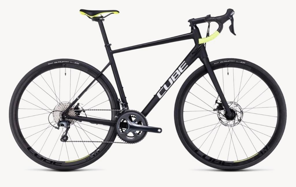 Cube Attain Race Black/white - 58cm, Fietsen en Brommers, Fietsen | Racefietsen, Overige merken, 28 inch, Heren, Ophalen of Verzenden