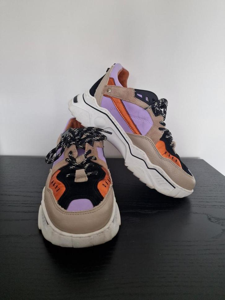 DWRS Pluto Sneakers Dames  - Maat 39, Kleding | Dames, Schoenen, Gedragen, Sneakers of Gympen, Beige, Ophalen of Verzenden