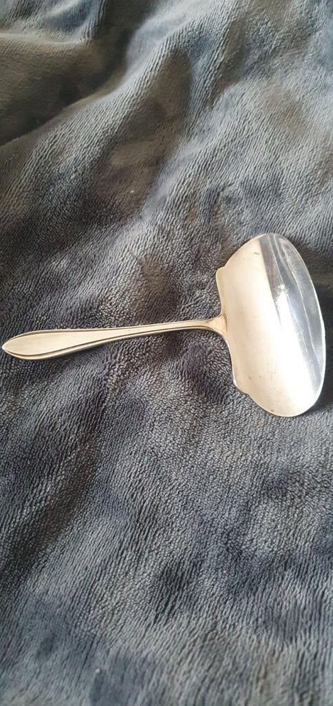 Verzilverde lepel gero 90 kroketlepel, Antiek en Kunst, Antiek | Bestek, Ophalen of Verzenden