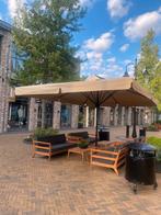 Voorraad parasols, Tuin en Terras, Ophalen of Verzenden, Zo goed als nieuw, 500 cm of meer, 3 ramen of meer