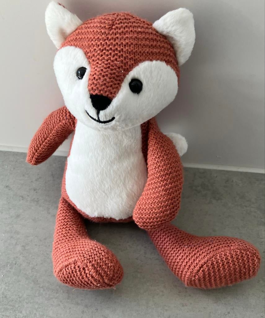 HEMA Knuffel Vos - Zacht en Schattig, Oranje, Hema, Overige karakters, Ophalen of Verzenden