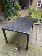 Jysk MADERUP Tuintafel 150x90 cm zwart, Ophalen, Gebruikt, Rechthoekig