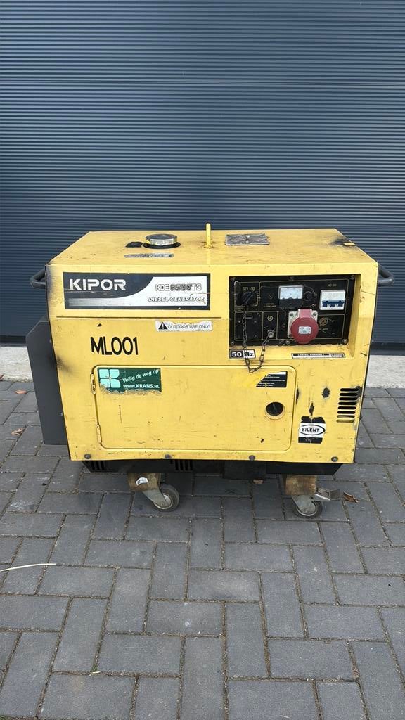 Kipor KDE6500T3, Ophalen, Gebruikt