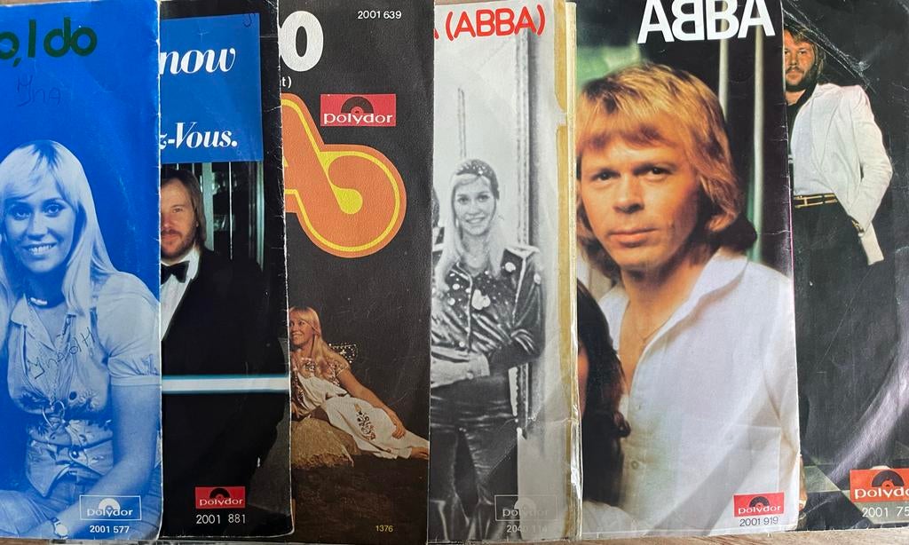 6 ABBA singles - Popklassiekers uit de jaren '70, Cd's en Dvd's, Vinyl Singles, Ophalen of Verzenden, Gebruikt, Pop