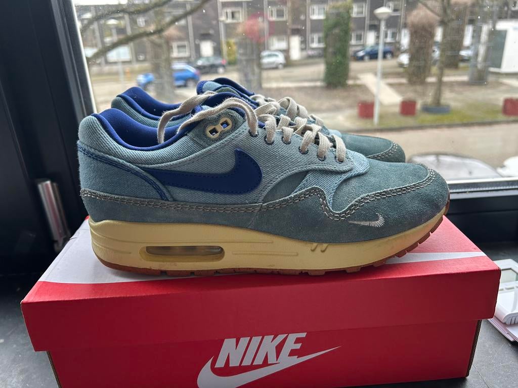 Nike air max denim blue, Kleding | Heren, Schoenen, Ophalen of Verzenden, Zo goed als nieuw, Blauw