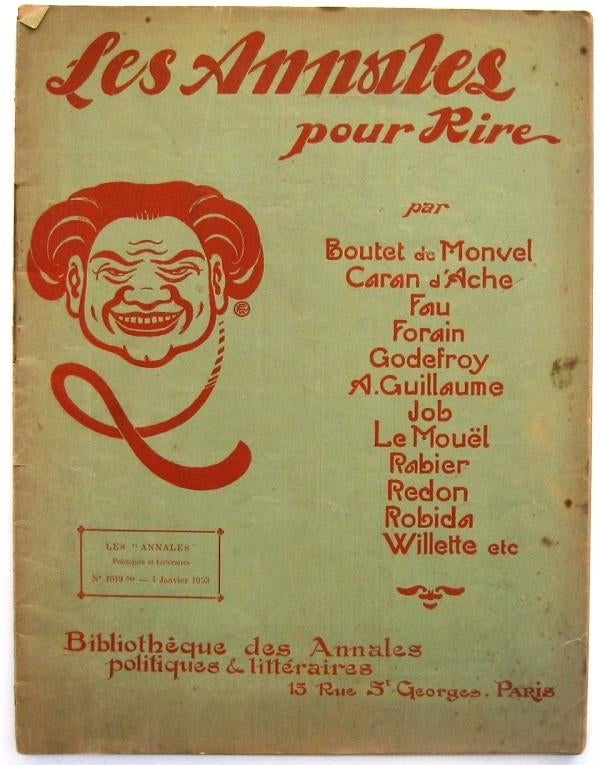 Les Annales Pour Rire 1903 humor comics, Ophalen of Verzenden