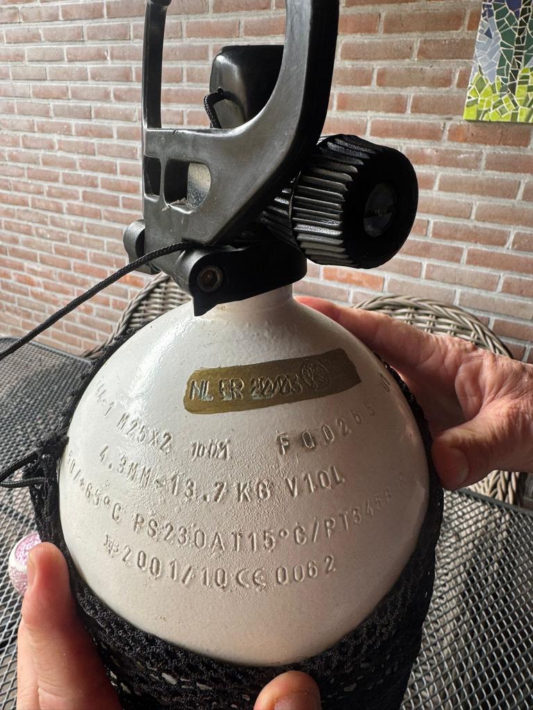 10 liter duikfles - Ideaal voor recreatief duiken, Ophalen, Gebruikt, Duikfles