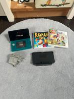 Nintendo 3DS aquablauw met oplader en spellen, Spelcomputers en Games, Spelcomputers | Nintendo 2DS en 3DS, Met games, Blauw, Ophalen of Verzenden