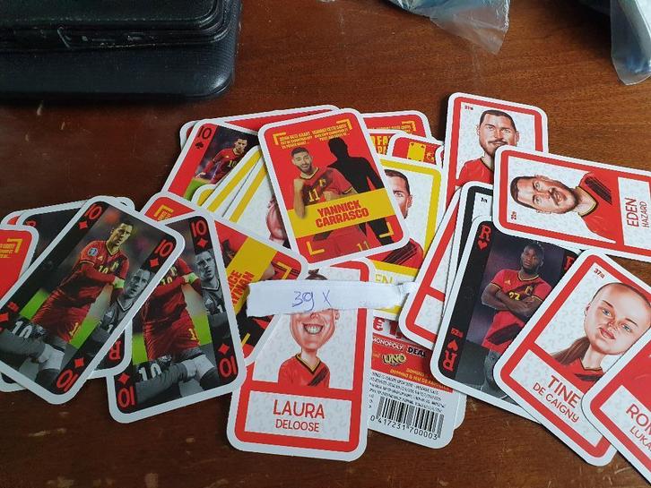 De Rode Duivels voetbalkaarten, Verzamelen, Sportartikelen en Voetbal, Zo goed als nieuw, Poster, Plaatje of Sticker, Buitenlandse clubs