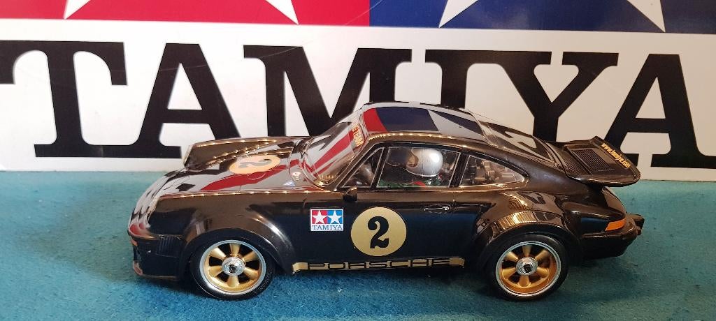 Tamiya Vintage Tam Tech-Gear Porsche 934 Black Edition Nieuw, Elektro, Verzenden, Nieuw, Auto onroad