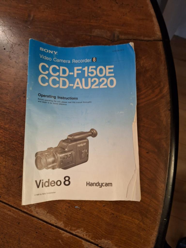 Handycam sony CCD-F15OE, Ophalen, Hi 8