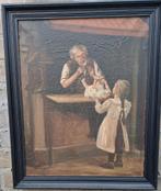 Poppendokter. Timmermans.  Ca 1875/1900.     42/51 cm., Ophalen