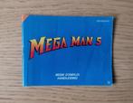 NES Manual Mega Man 5, Spelcomputers en Games, Games | Nintendo NES, 1 speler, Ophalen of Verzenden, Zo goed als nieuw, Vanaf 3 jaar
