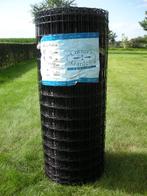 Gaas Eurofence 100 cm hoog maas 5x5 zwart DRAADDIKTE 2,5MM, Ophalen, Nieuw, 20 meter of meer, Gaas