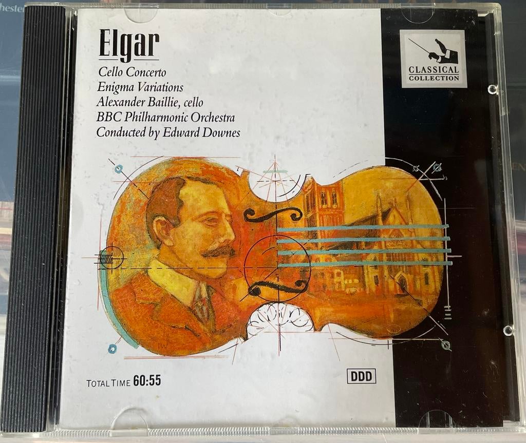 Elgar Cello Concerto & Enigma Variations (CD), Cd's en Dvd's, Cd's | Klassiek, Gebruikt, Orkest of Ballet, Romantiek, Ophalen of Verzenden