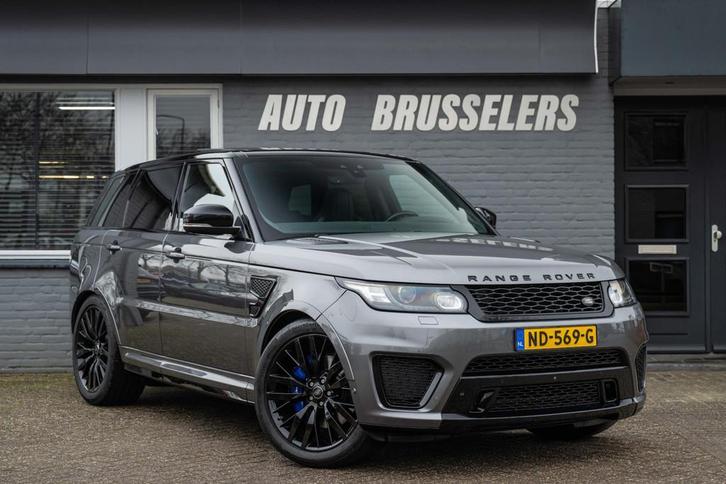 Land Rover Range Rover Sport 5.0 V8 Supercharged SVR Zeer Ne, Auto's, Land Rover, Bedrijf, Te koop, 360° camera, 4x4, ABS, Achteruitrijcamera
