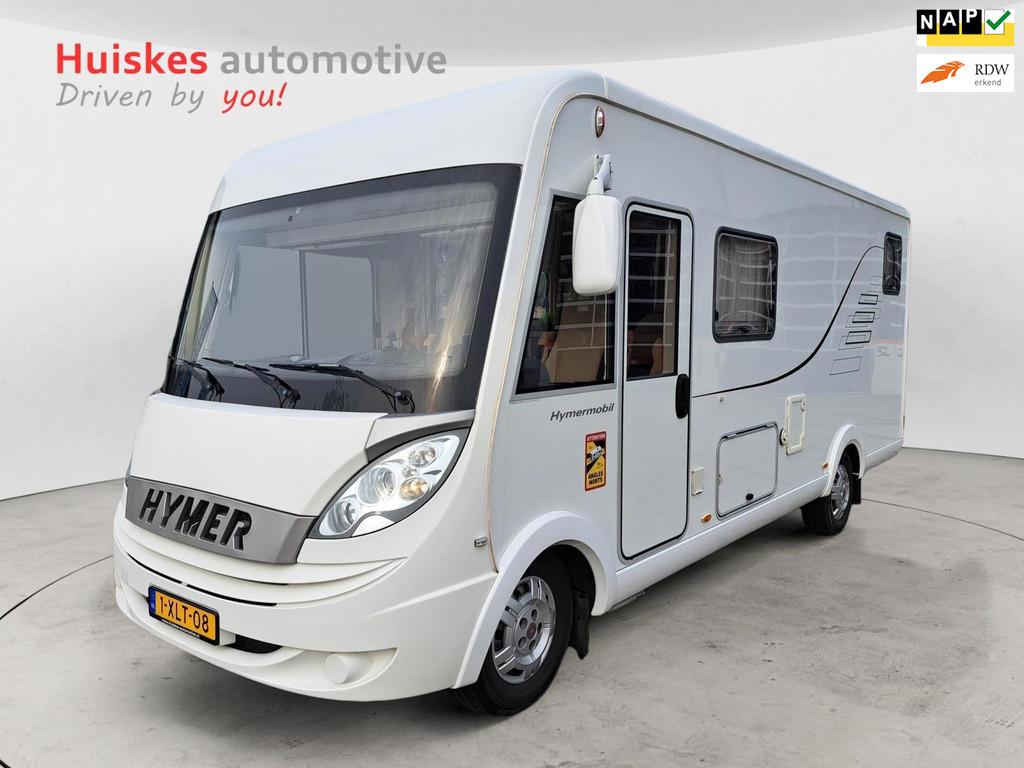 Hymer Eriba B578 2x airco/xxl garage/LPG/lengtebedden/oven/c, Caravans en Kamperen, Integraal, Alarm, 7 tot 8 meter, Bedrijf