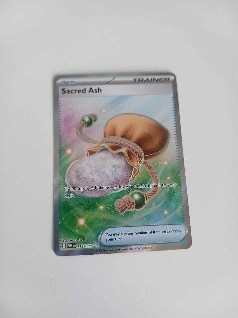 Sacred ash 115, Ophalen of Verzenden, Nieuw, Losse kaart, Foil