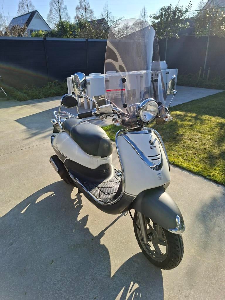 Nette Sym Allo scooter, Ophalen