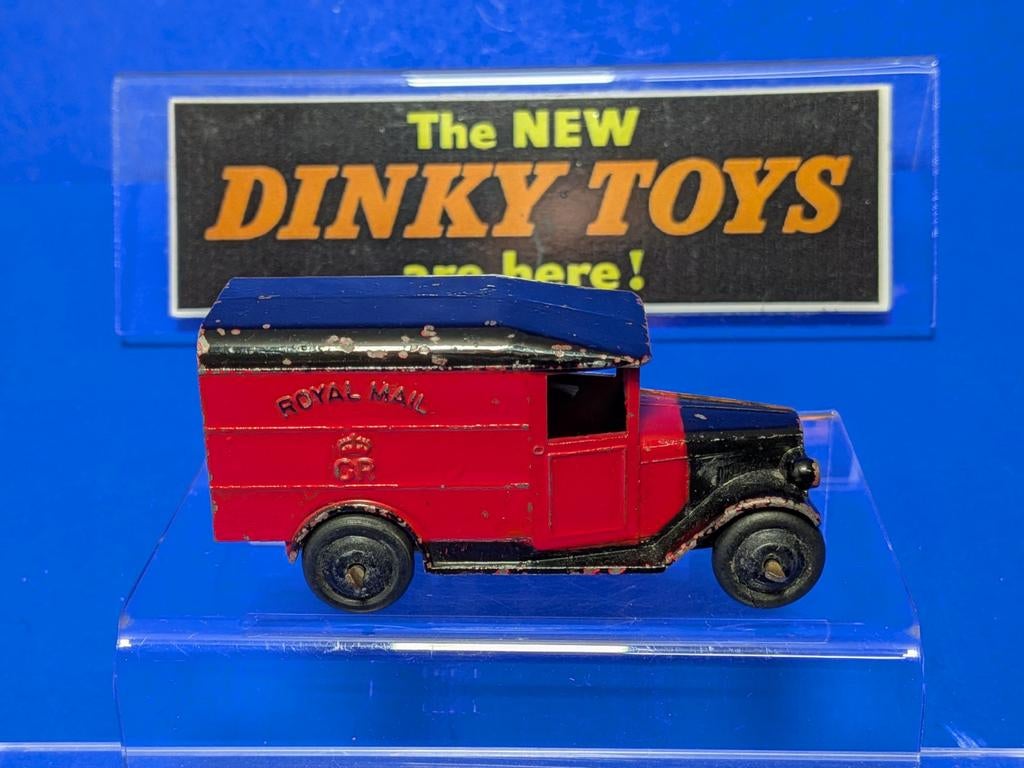 Dinky Toys England #34b Royal Mail Van 1948 - 1950, Ophalen of Verzenden, Gebruikt, Auto, Dinky Toys