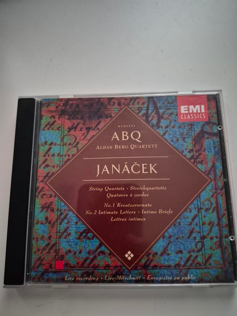 Janáček: Strijkkwartetten 1 & 2 - Alban Berg Quartett CD, Ophalen of Verzenden