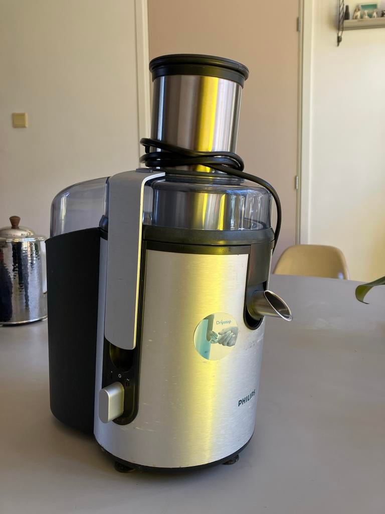 Philips sapcentrifuge - Krachtige en efficiënte sapmaker, Witgoed en Apparatuur, Juicers, Ophalen of Verzenden, Gebruikt, Elektrisch