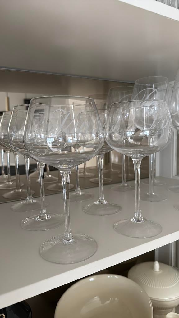 Riviera maison wijn glazen, Verzamelen, Glas en Borrelglaasjes, Ophalen, Zo goed als nieuw, Overige typen