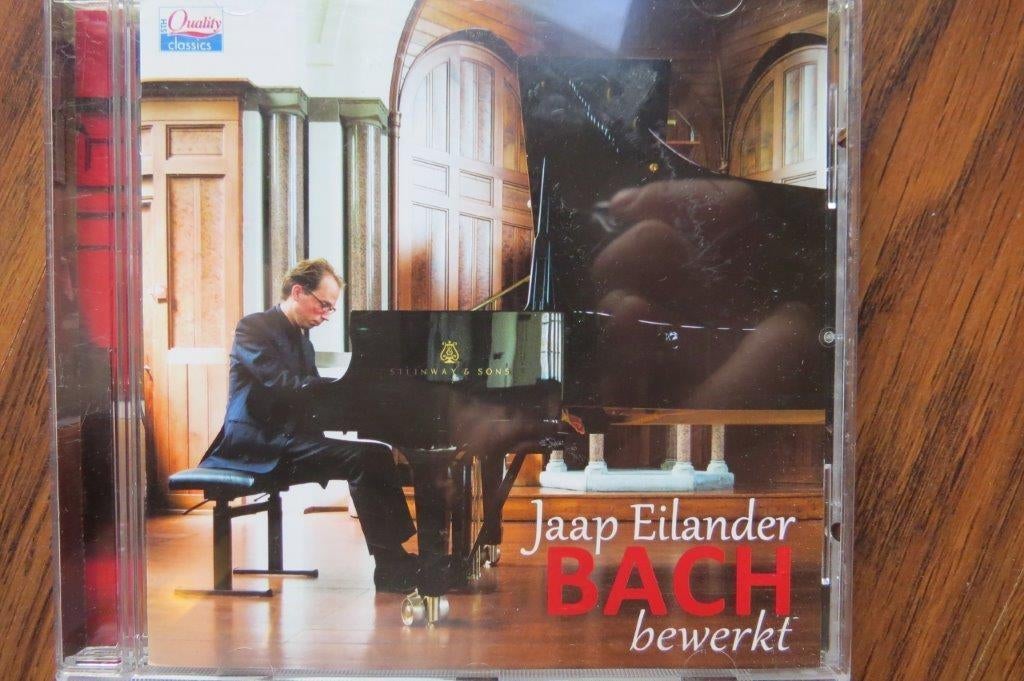 Cd piano: Jaap Eilander, Bach bewerkt, Ophalen of Verzenden, Classicisme, Zo goed als nieuw, Kamermuziek