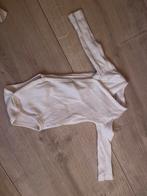 Witte overslag romper maat 62-68, Kinderen en Baby's, Babykleding | Maat 68, Ophalen, Zo goed als nieuw, Jongetje of Meisje, Nacht- of Onderkleding