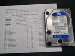 Western Digital 2TB WD20EZRZ 3.5 inch getest 1839 werkuren, Computers en Software, Harde schijven, HDD, Zo goed als nieuw, Desktop