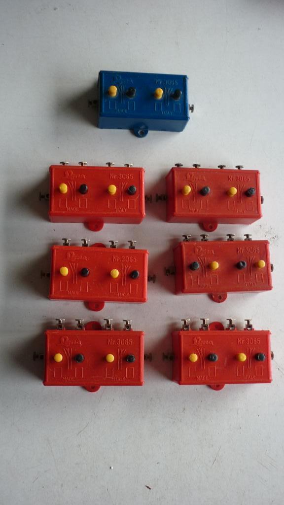 7 Lima 6035 wisselschakelaars, Hobby en Vrije tijd, Modeltreinen | H0, Gebruikt, Overige typen, Wisselstroom, Lima, Ophalen of Verzenden