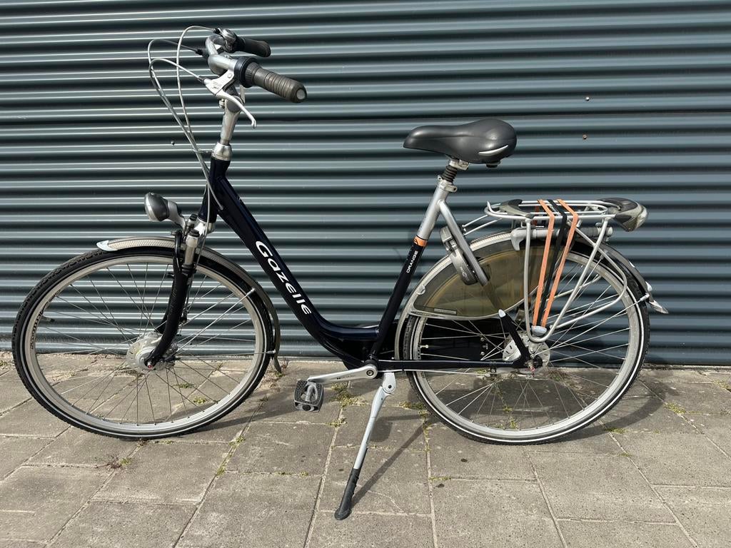 Gazelle orange damesfiets, Versnellingen, Zo goed als nieuw, Gazelle, 56 cm of meer