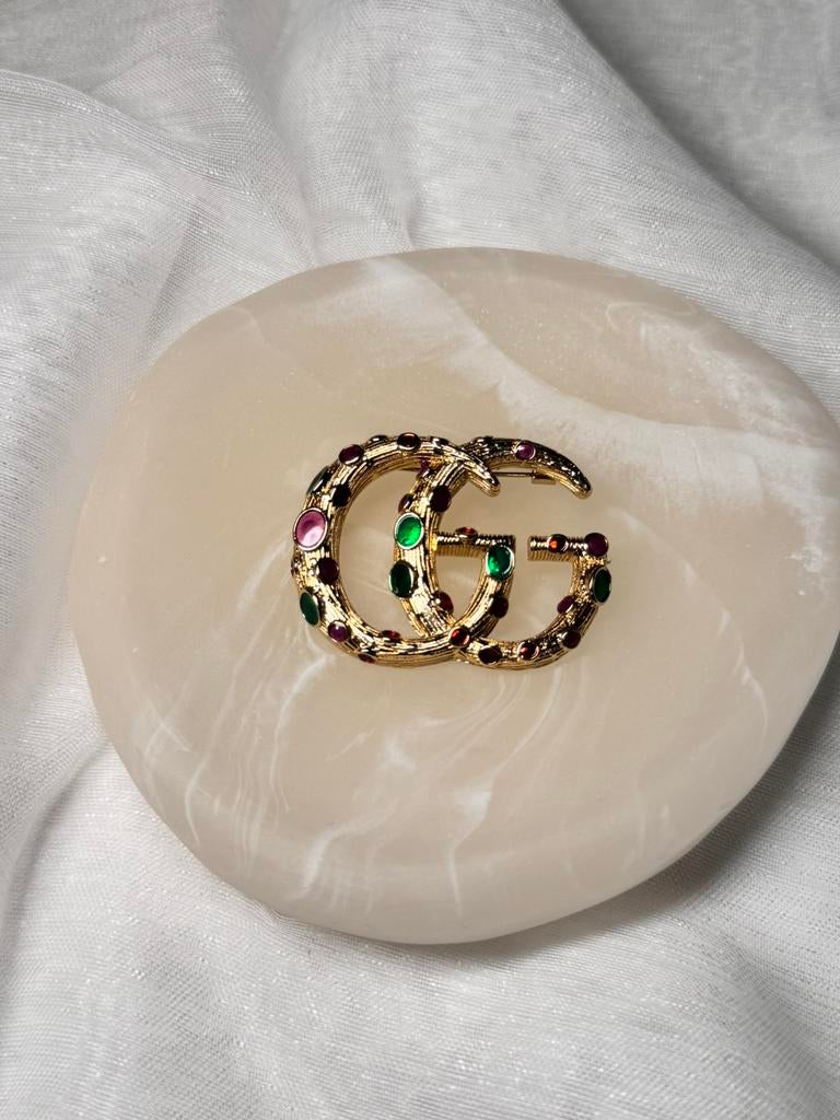 Gucci broche, Sieraden, Tassen en Uiterlijk, Broches, Ophalen of Verzenden, Zo goed als nieuw, Goud, Overige materialen