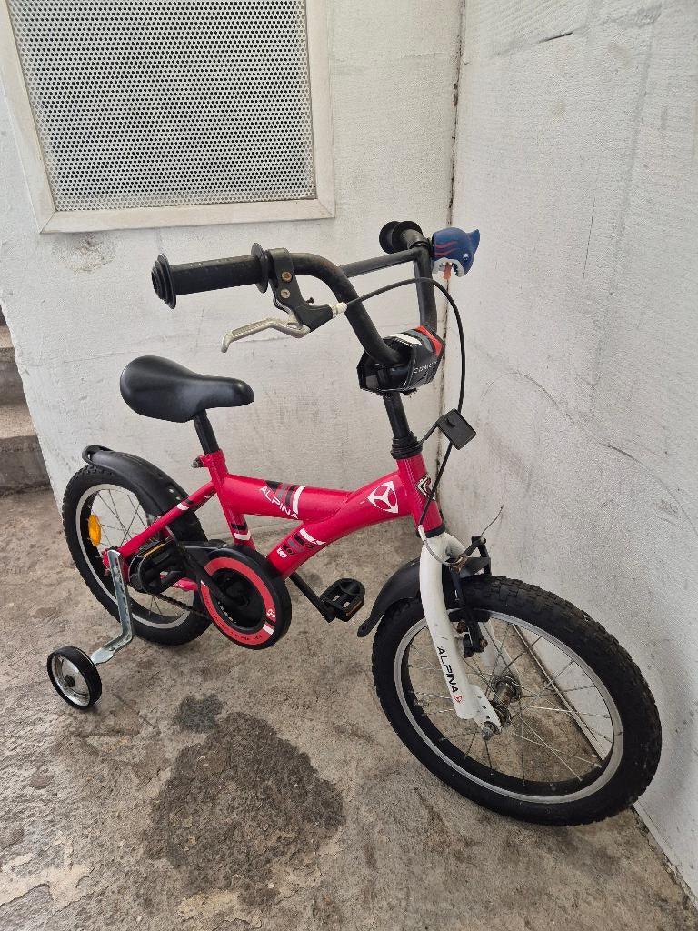 Alpina kinderfiets, Fietsen en Brommers, Fietsen | Kinderfietsjes, Ophalen, Zijwieltjes, Gebruikt, Alpina