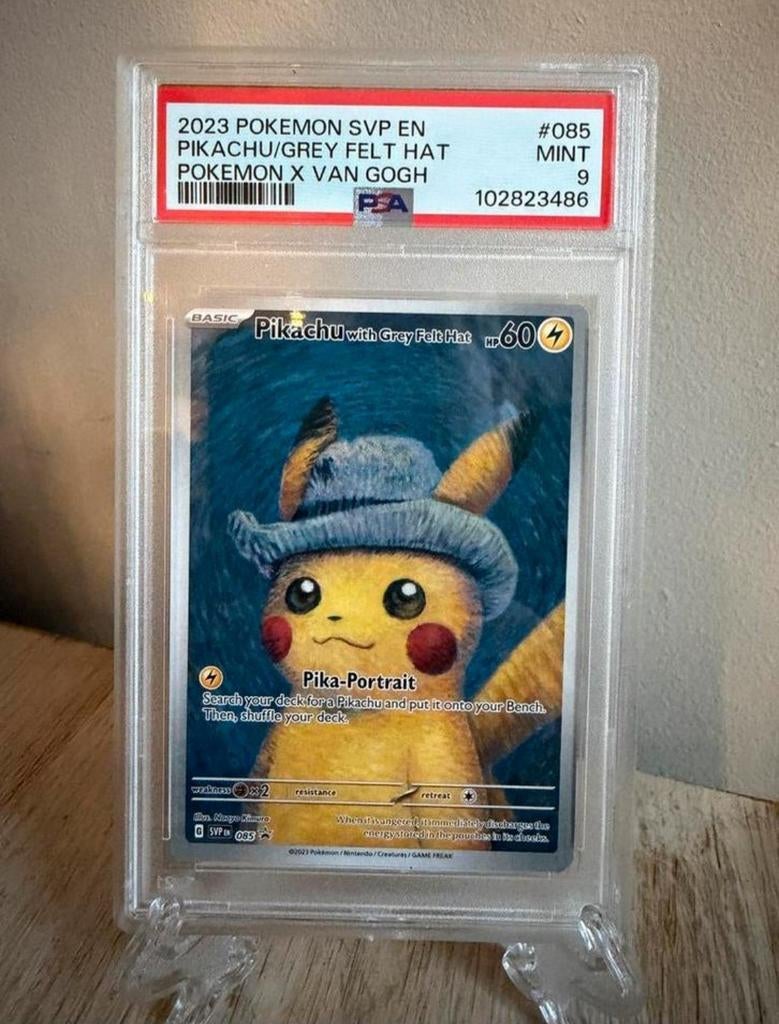 Pikachu van gogh, Hobby en Vrije tijd, Verzamelkaartspellen | Pokémon, Ophalen of Verzenden, Nieuw, Losse kaart, Foil