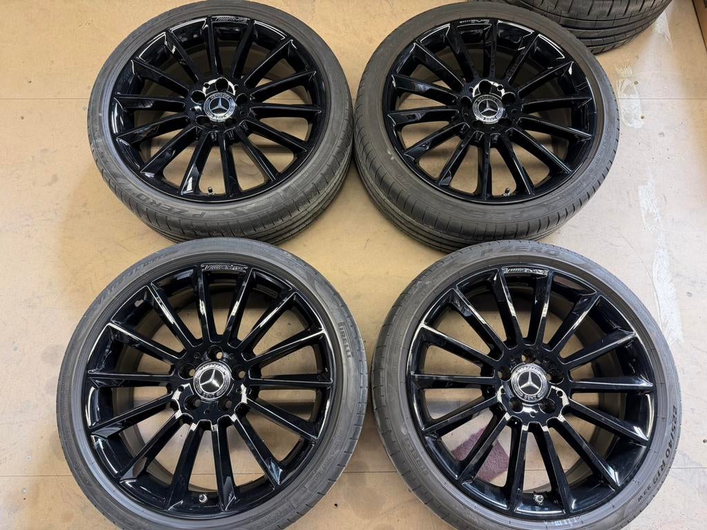 19 inch Mercedes Origineel A klasse CLA AMG VELGEN, Auto-onderdelen, Banden en Velgen, 19 inch, Gebruikt, Banden en Velgen, Ophalen of Verzenden