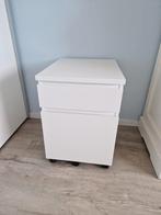 IKEA MALM wit ladeblok op wielen, Ophalen, Minder dan 50 cm, 1 of 2 laden, Nieuw