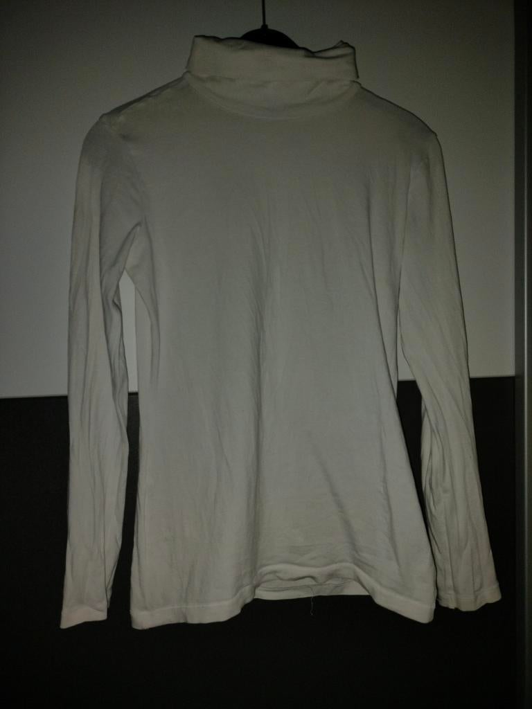 Witte coltrui met lange mouwen, Wit, Ophalen of Verzenden, Lange mouw, Maat 36 (S)