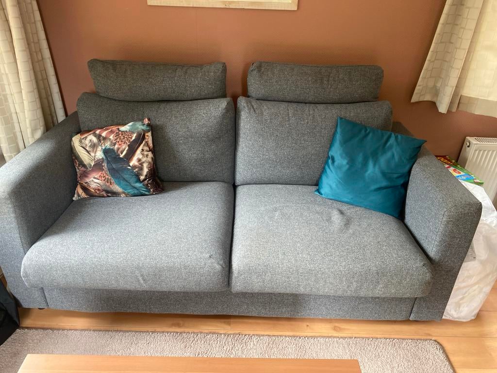 IKEA Vimle slaapbank grijs, Huis en Inrichting, Gebruikt, Tweepersoons, Ophalen of Verzenden, Overige maten