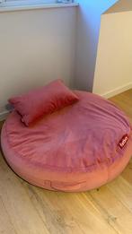 Velvet poef XL Fatboy, Ophalen, Gebruikt, Roze