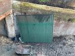 Metalen kantel garage deur, Tuin en Terras, Ophalen, Zo goed als nieuw, IJzer, Sierhekwerk