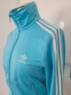 2x vintage Adidas firebird trefoil jasjes mt 40/42., Ophalen, Maat 42/44 (L), Jasje, Gedragen