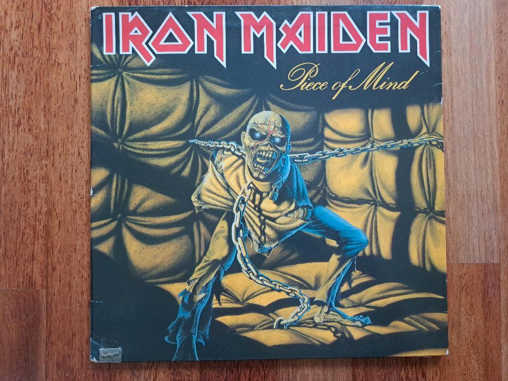 Iron maiden LP Piece of mind, Cd's en Dvd's, Vinyl | Hardrock en Metal, Ophalen of Verzenden, Zo goed als nieuw