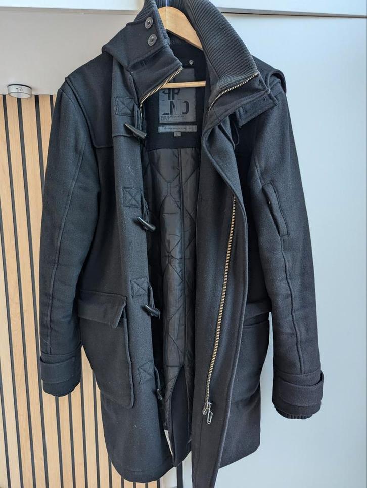 Zware kwaliteit winterjas mt L - ritsloper defect - gratis, Kleding | Heren, Jassen | Winter, Gedragen, Maat 52/54 (L), Zwart