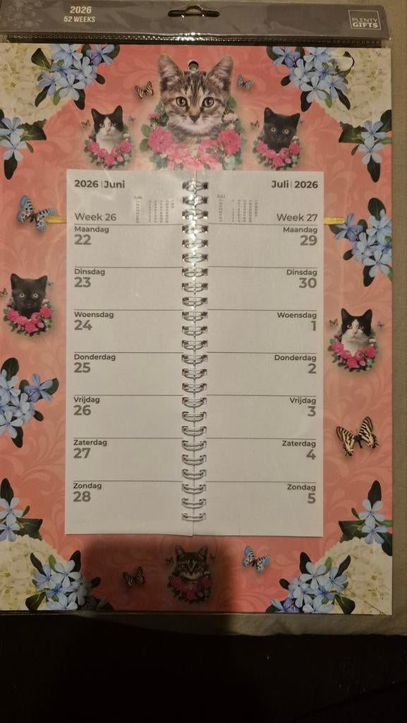 Kalender merk plenty gifts, Verzenden, Nieuw