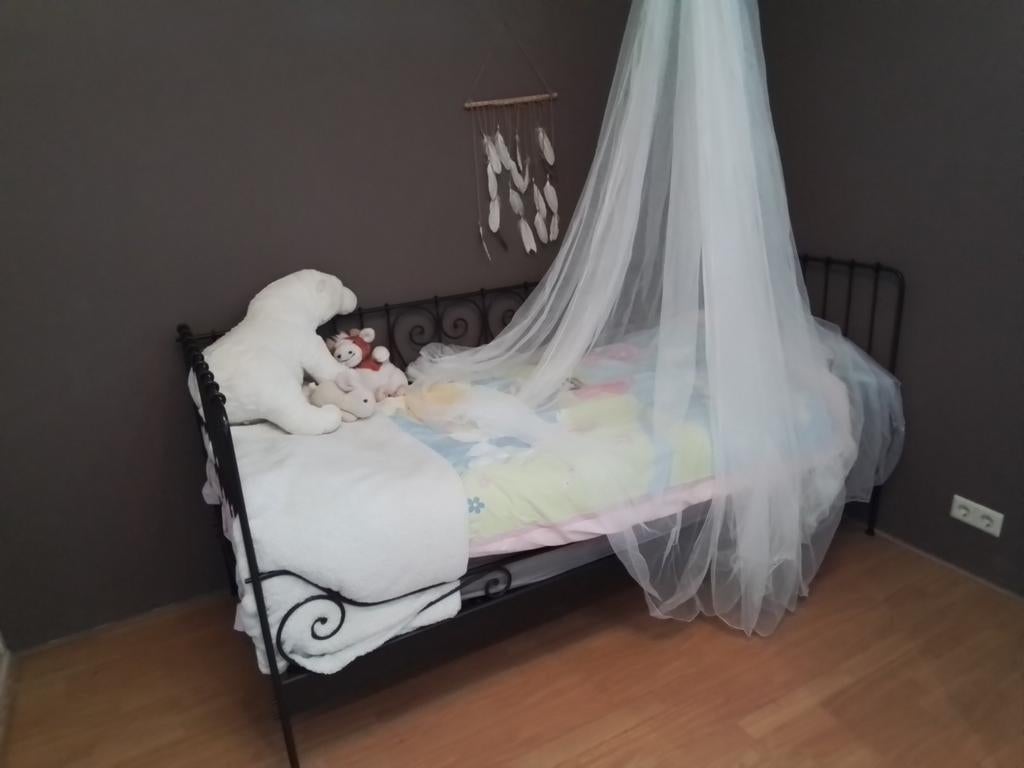 IKEA MELDAL meidenbed, Kinderen en Baby's, Kinderkamer | Bedden, Lattenbodem, 85 tot 100 cm, Ophalen of Verzenden, Zo goed als nieuw