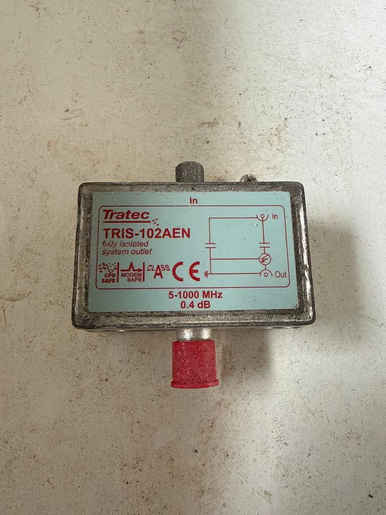 Tratec TRIS-102AEN systeemuitgang, Ophalen of Verzenden, Gebruikt, Overige kabels