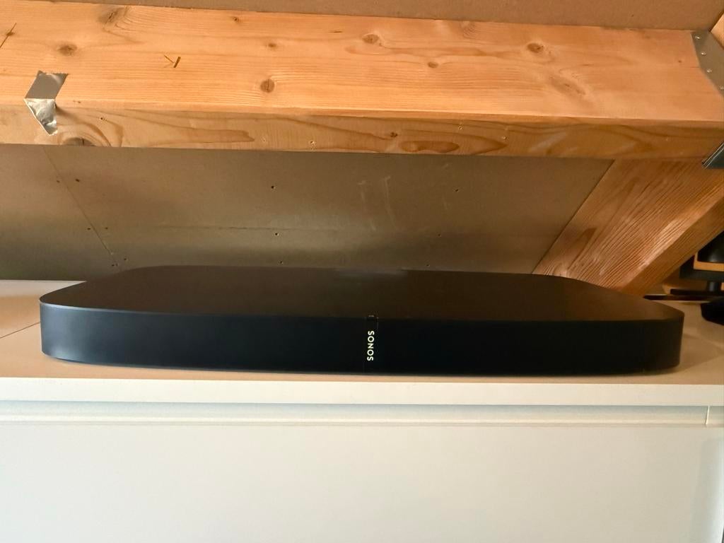 Sonos Playbase - Zwart - Uitstekende Staat, Ophalen, Met ingebouwde subwoofer, Zo goed als nieuw